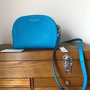 NWT Marc Jacobs Playback crossbody bag in Turquoise Saffiano leather
